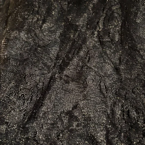 LulaRoe Black Lace Lucy skirt Size: Medium - Picture 5 of 11